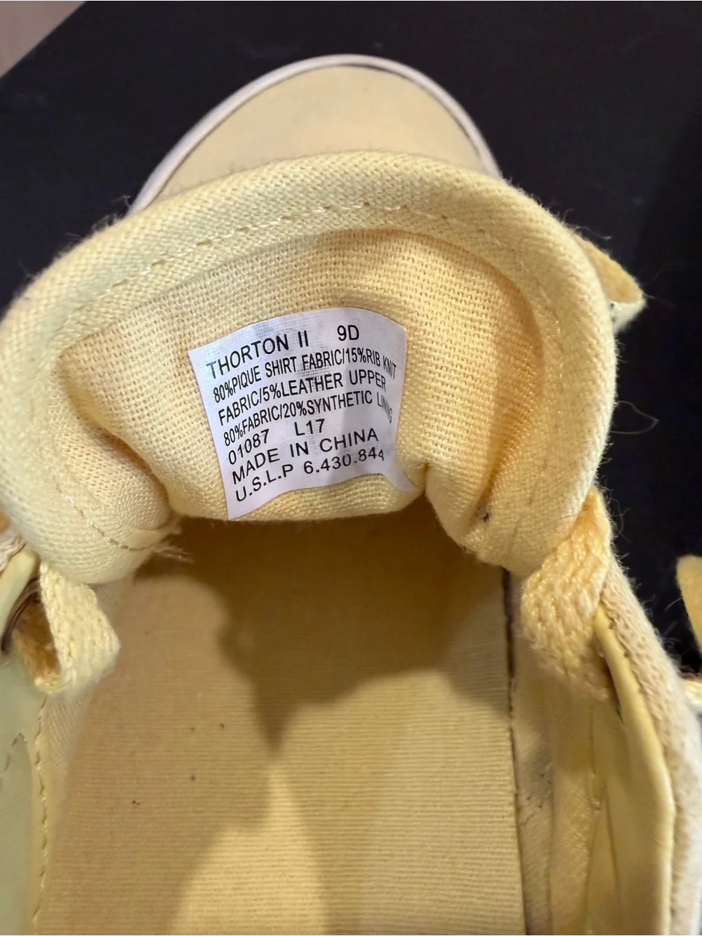 Polo by Ralph Lauren Men’s Yellow Canvas Boat Shoes 9